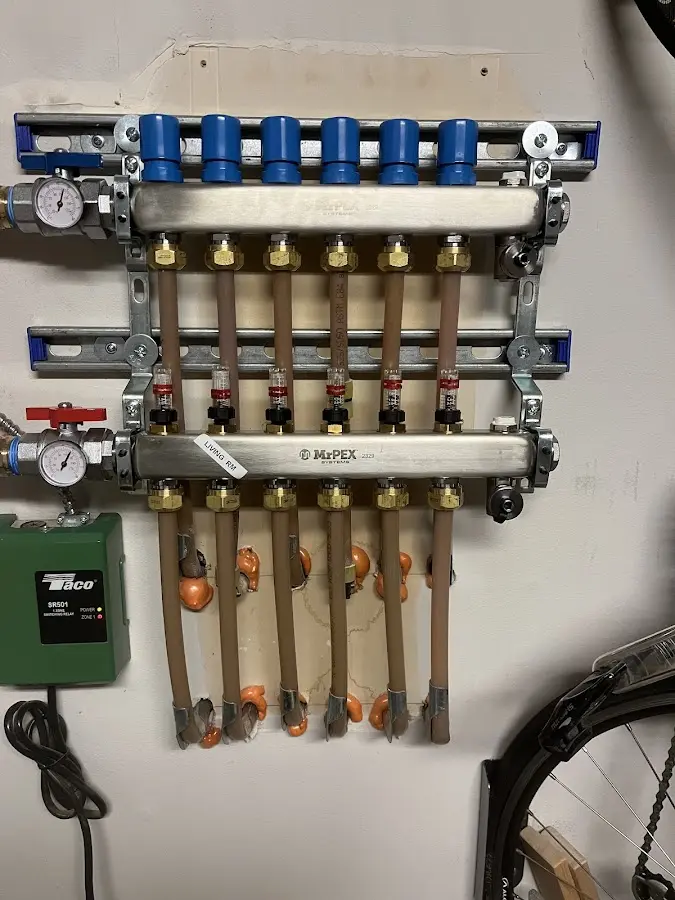 Plumber performing Leak Detection at a residential property in Branson